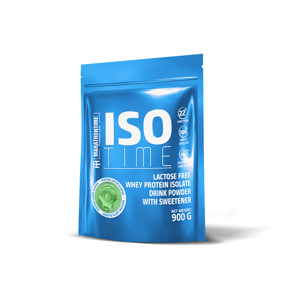 ISO Time 900g - Lactose free  új formula étrend-kiegészítő Marathontime prémium minőség