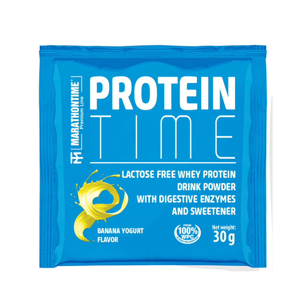 Protein Time Laktózmentes fehérje Banán-yoghurt íz 30g