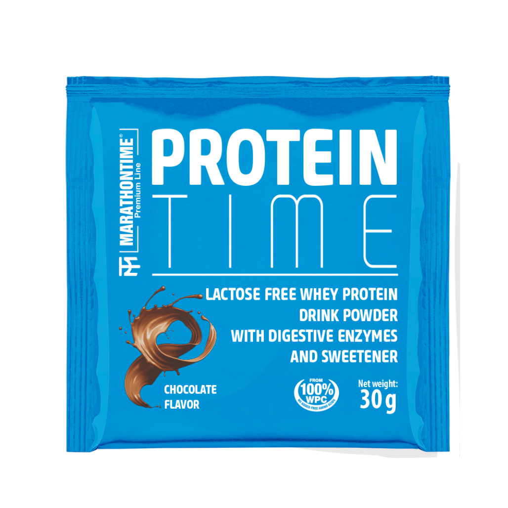 Protein Time Laktózmentes fehérje Csokoládé íz 30g