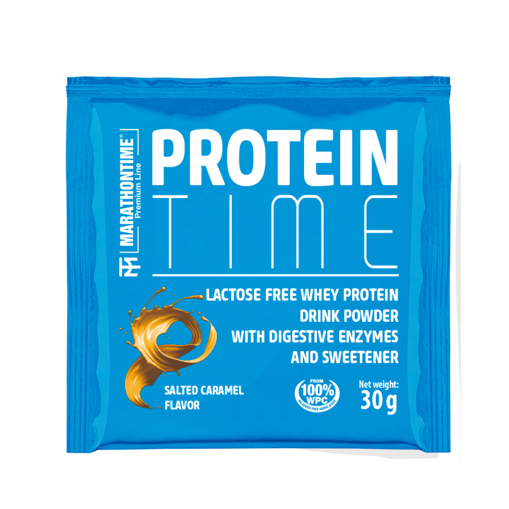 Protein Time Laktózmentes fehérje Sós Karamell íz 30g