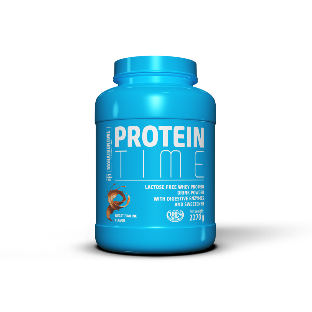 Protein Time Laktózmentes fehérje Nugát praliné íz 2270g
