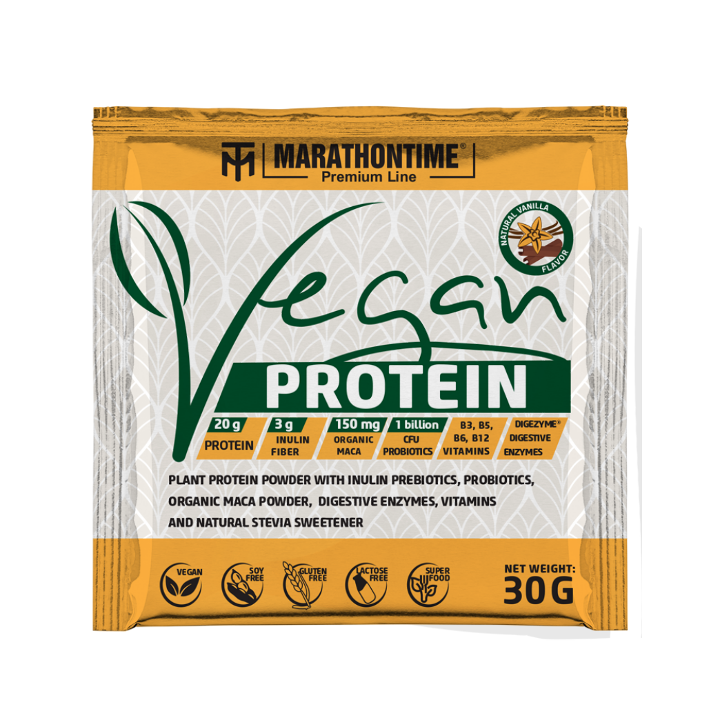 Prémium Vegán Protein fehérje Fahéjas Vanília íz 30g