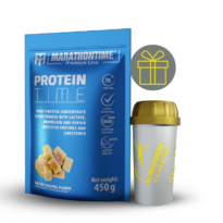 A Protein Time Laktázenzimmel Dúsított fehérje 12 ízben, 4 kiszerelésben AJÁNDÉK Shakerrel