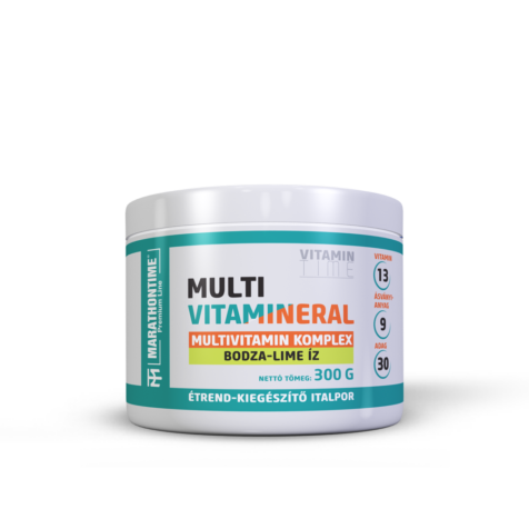 MT Multi-vitamineral drink powder 300g - Bodza & Lime (Eldelberry & Lime)