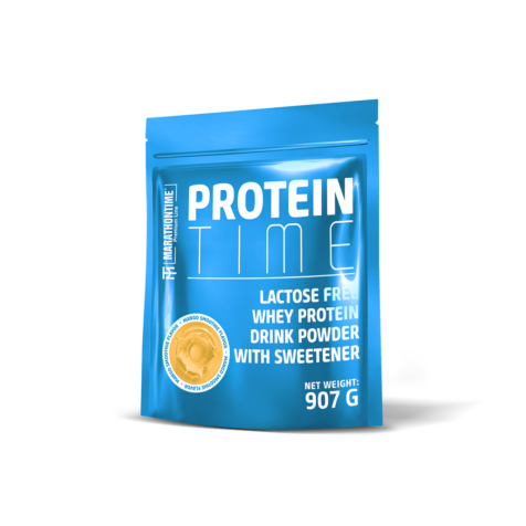 Protein Time Laktózmentes 907g Mangó íz  új formula étrend-kiegészítő Marathontime prémium minőség