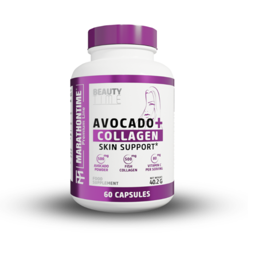 Avocado powder + Marine collagen capsule