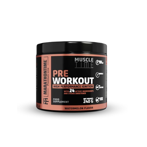 Pre Workout edzés előtti energizáló Steviával és 24 értékes összetevővel, 3 ízben, 2 kiszerelésben