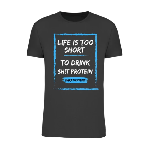 Round-neck Men&#039;s short-sleeve Dark Grey T-shirt