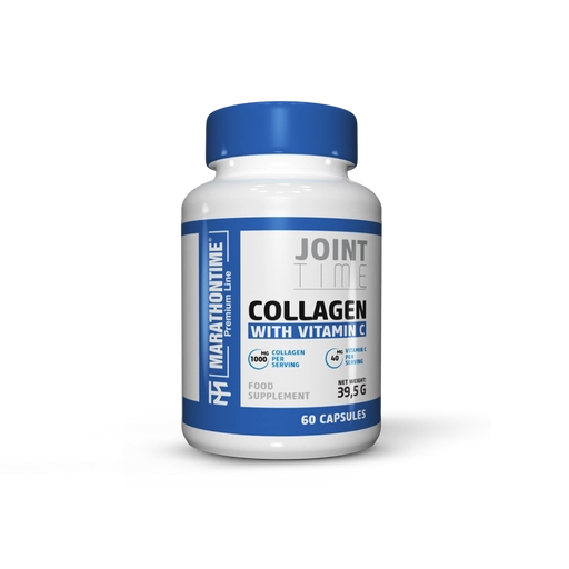 Hydrolyzed collagen capsule with vitamin C