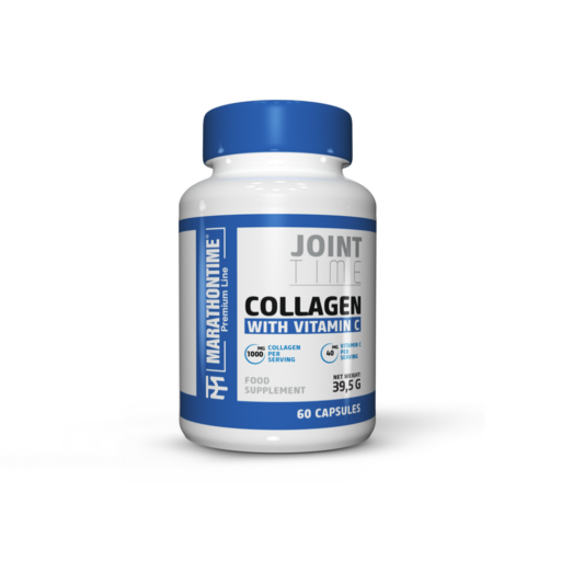 Hydrolyzed collagen capsule with vitamin C
