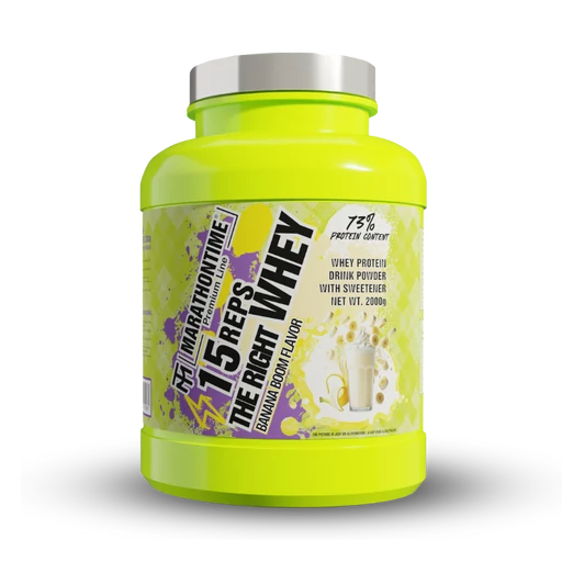 MT Protein 15 reps the right Whey 2000g Banana Boom EU