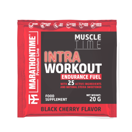 Intra Workout koffeinmentes energizáló 20g - Fekete cseresznye