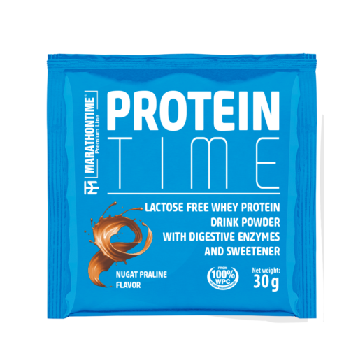 Protein Time Enriched protein with lactase enzyme Nougat praline flavor 30g