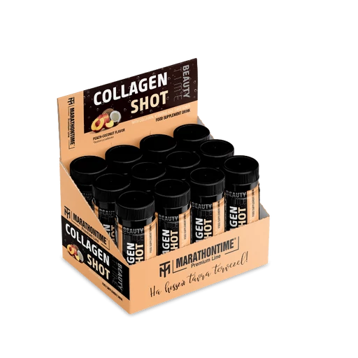 12 db. Collagen SHOT, 10000 mg.  kollagénnel, Barack-Kókusz ízben