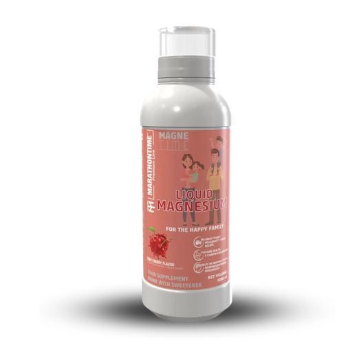 Magnesium Liquid 1000ml, for the whole family, Cherry flavor