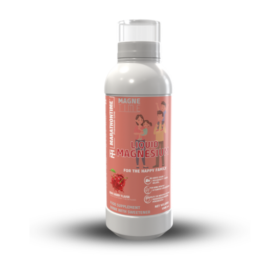 Magnesium Liquid 1000ml, for the whole family, Cherry flavor