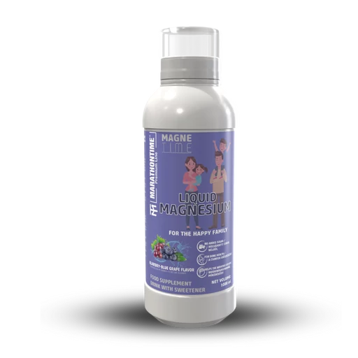 Folyékony Magnézium Liquid 1000ml, az egész családnak, 3 ízben