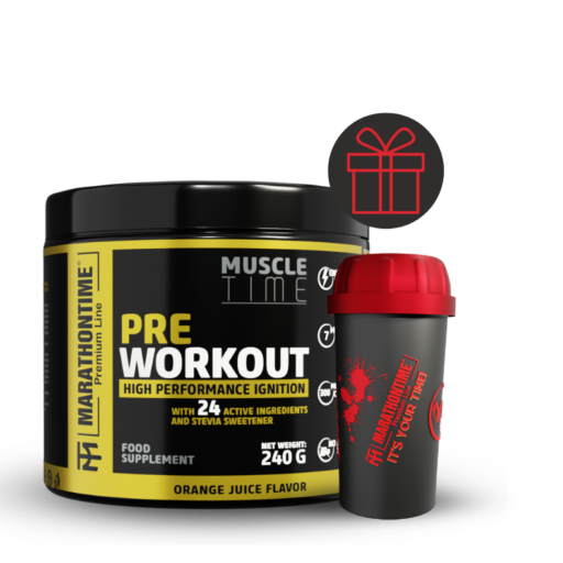 Pre Workout edzés előtti energizáló Steviával és 24 értékes összetevővel - Narancslé ízben