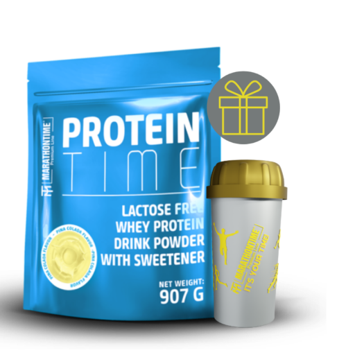 Protein Time Enriched protein with lactase enzyme Pina colada flavor 907g