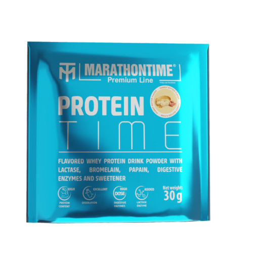 Protein Time Enriched protein with lactase enzyme Peanut butter flavor 30g