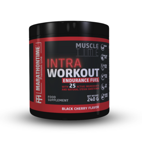 Intra Workout caffeine-free energizer with Stevia and 25 valuable ingredients - Black Cherry