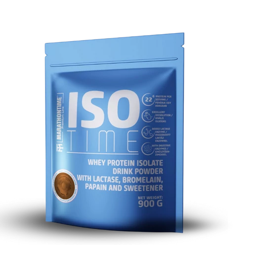 Iso Time Dark chocolate protein isolate Enriched with lactase enzyme 900g