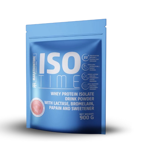 Iso Time Lactase-Enriched Isolate Raspberry Coconut 900g