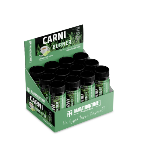 12 pcs. CARNI Burner - L-carnitine shot, Lime-Green Tea flavor