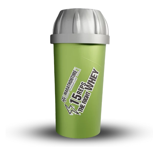 Shaker Neon Green - with Silver cap 350ml - The Neon -
