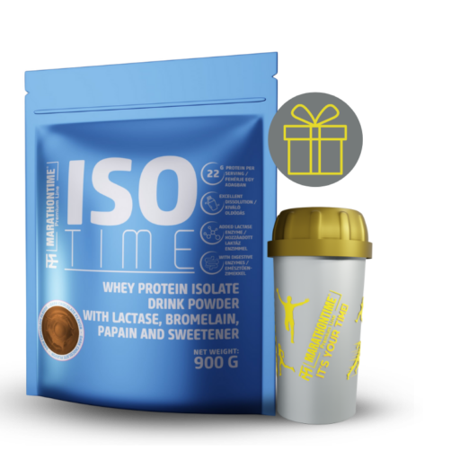 Iso Time Dark chocolate protein isolate Enriched with lactase enzyme 900g