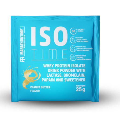 Iso Time Peanut cream protein isolate Enriched with lactase enzyme 25g