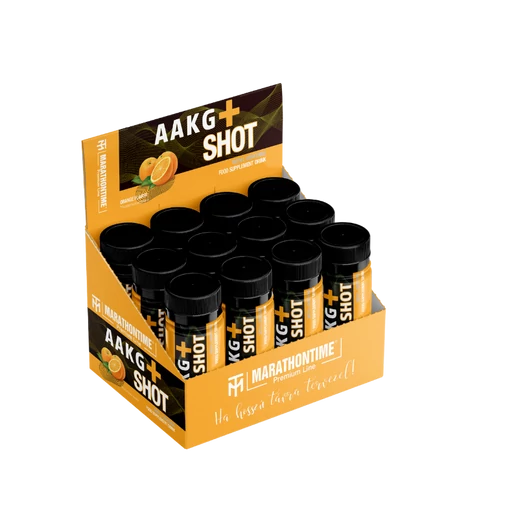 12 pcs. AAKG+ Ornithine Shot 60ml Orange flavor