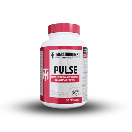 Pulse capsule with fermented soybean, rutin, resveratrol, Q10