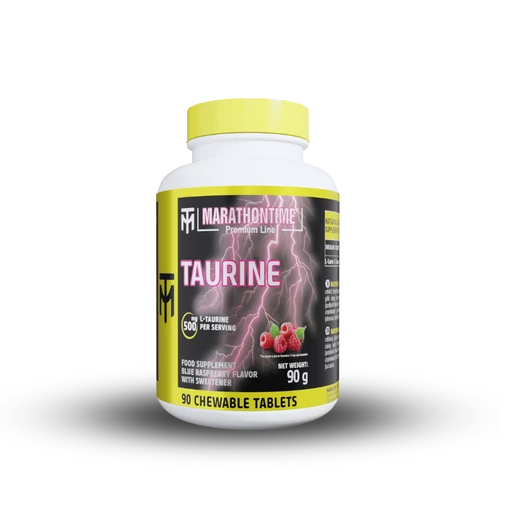 Taurin rágótabletta Kék Málna ízben - 90 szemes