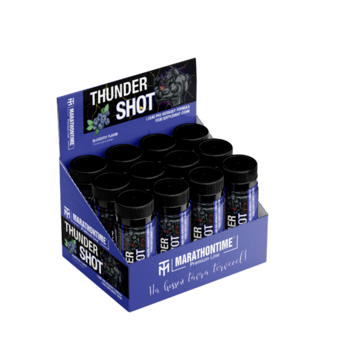 12 pcs. Thunder Pre-workout energizing SHOT, Blueberry flavor