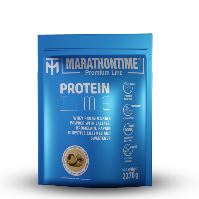 Protein Time Laktázenzimmel Dúsított fehérje Nugát praliné íz 2270g