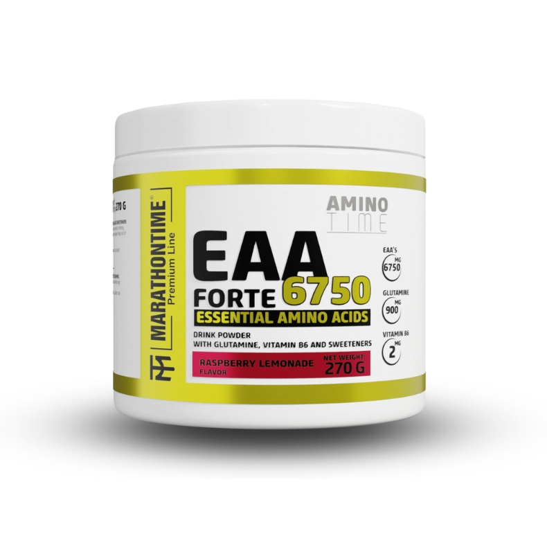 EAA Forte – essential amino acid drink powder, with L-Glutamine, in fruity flavors