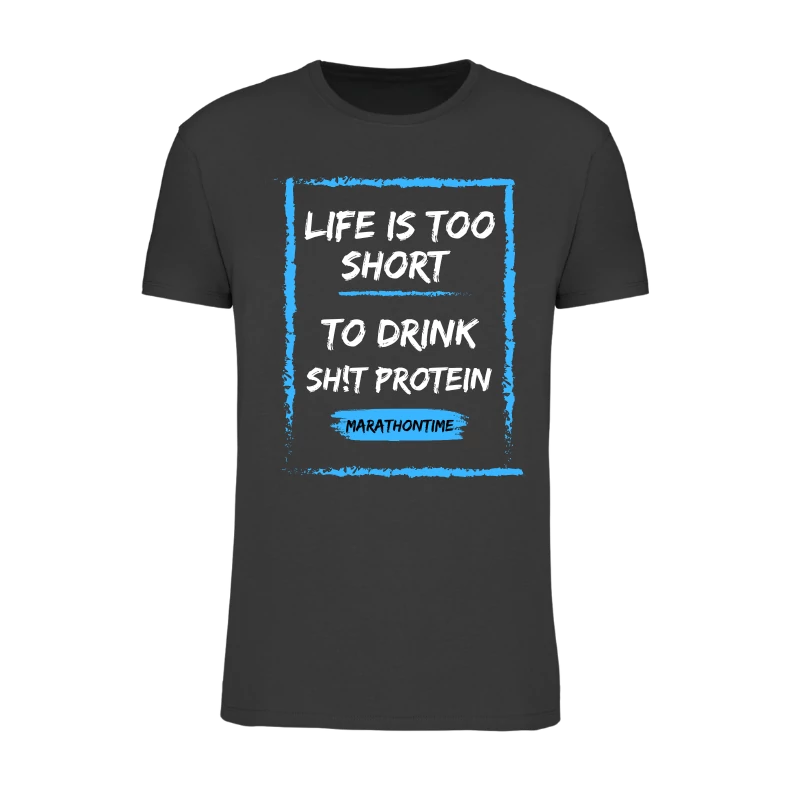 Round-neck Men's short-sleeve Dark Grey T-shirt