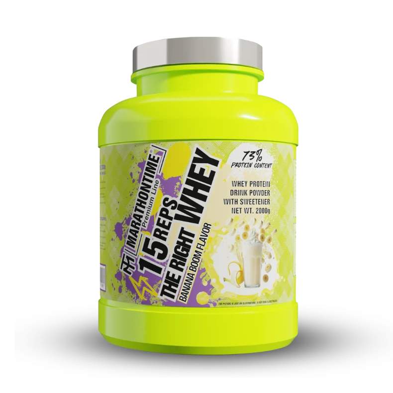 MT Protein 15 reps the right Whey 2000g Banana Boom EU