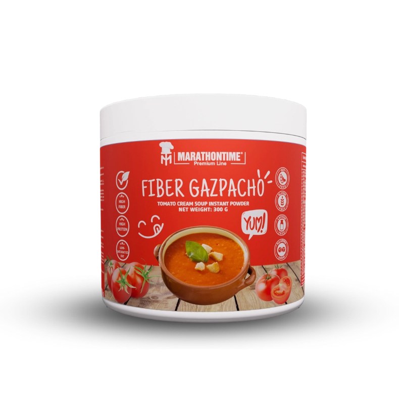 Gazpacho - Fiber-rich instant tomato cream soup