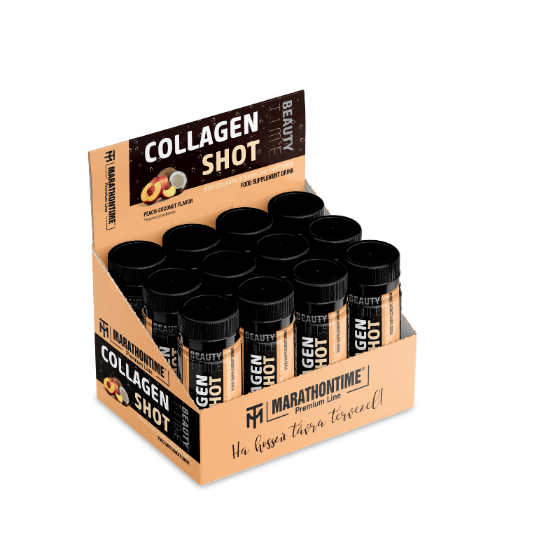 12 pcs. Collagen SHOT, with 10000 mg collagen, Peach-Coconut flavor