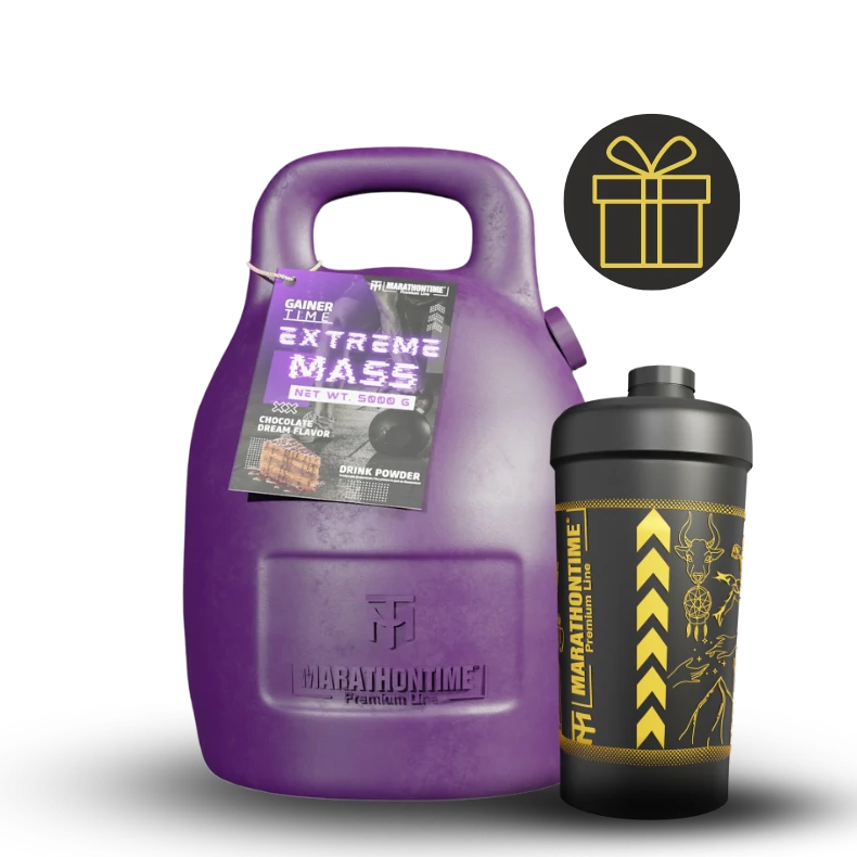 Extreme Mass tömegnövelő komplex 5kg, újrahasznosítható Kettlebell csomagolásban