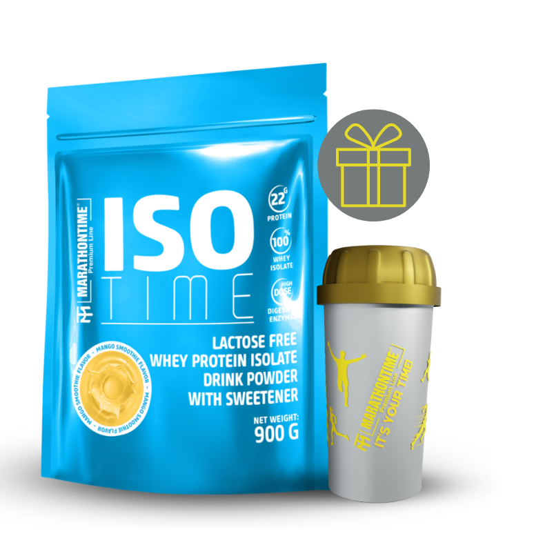 Iso Time Mango Smoothie  900g Laktózmentes  új formula étrend-kiegészítő Marathontime prémium minőség