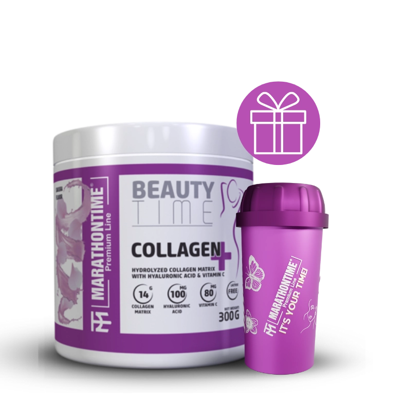 Collagen Plus 300g Sakura íz  új formula étrend-kiegészítő Marathontime prémium minőség