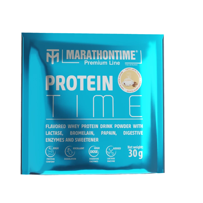 Protein Time Laktázenzimmel Dúsított fehérje Caffé Latte íz 30g