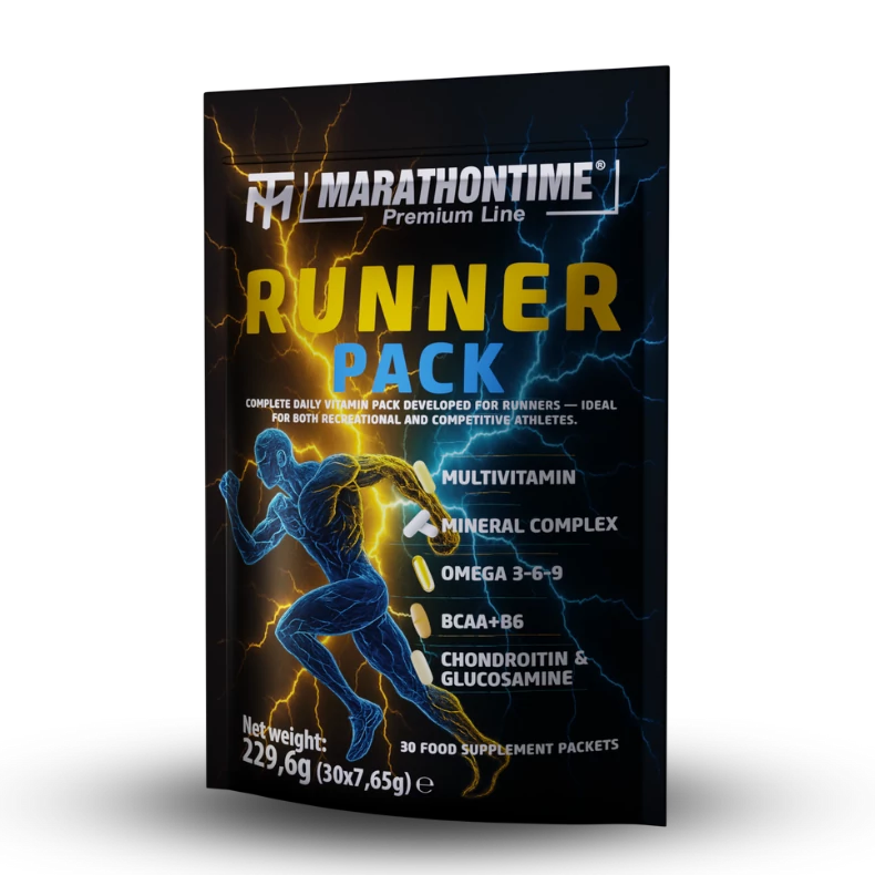 Runner Pack- 30 sachets Complex vitamin package for runners in Doypack