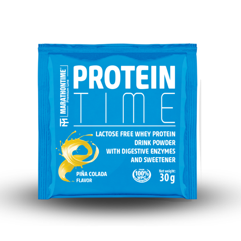 Protein Time Enriched protein with lactase enzyme Pina colada flavor 30g