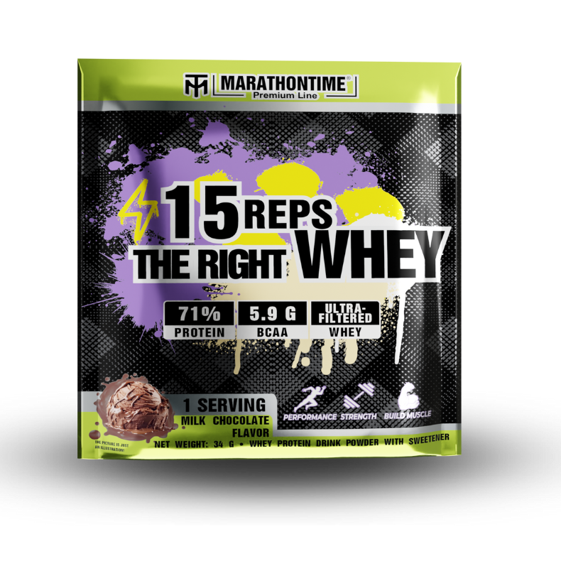 MT Protein 15 reps the right Whey 34g Milk chocolate EU