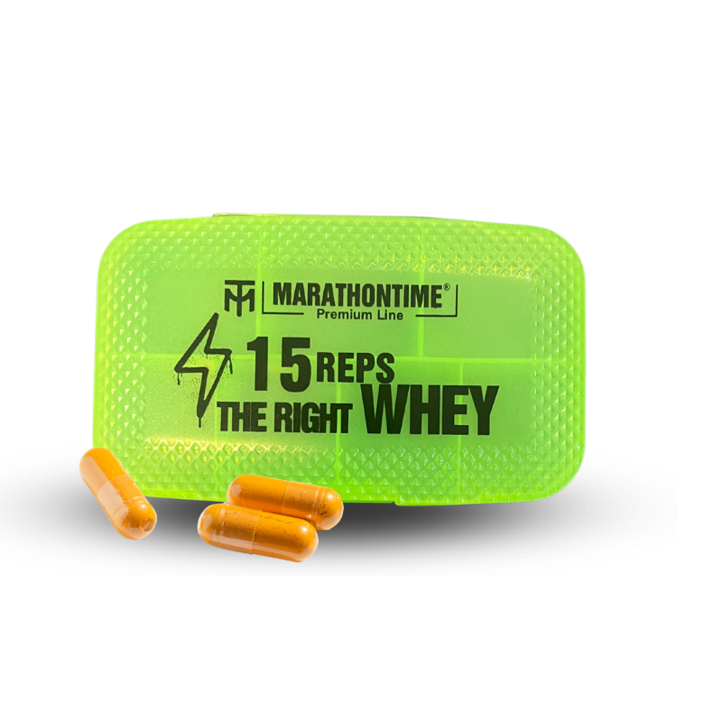 MT Pillbox Marathontime 15 REPS UV green/ tablettatartó