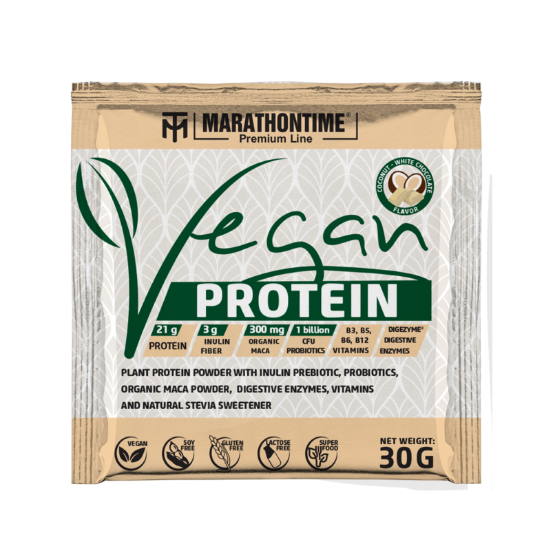 Prémium Vegán Protein - Fehércsoki-kókusz 30g